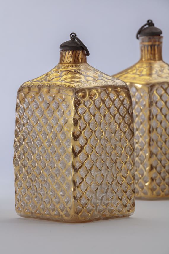 Three Mughal Gilt Glass Bottles | MasterArt